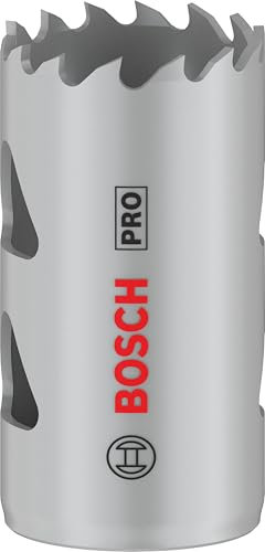 Bosch 1x Sierra de corona PRO Multi Material (para Madera blanda, Cartón-yeso, Ø 27 mm, Professional Accesorios Taladro)