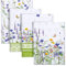 Arquiel Küchentücher Baumwolle 4 Stück, Geschirrtücher 100% Baumwolle Wildblume Küchenhandtuch Set Multi-Purpose Hochwertige Küche Trockentuch Bar Handtücher 48 x 70CM