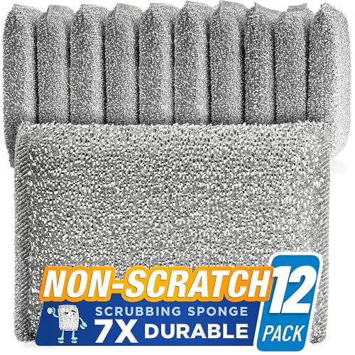 SPONGENATOR Kitchen Sponges for Dishes, Scouring Pads Non Scratch Scrubbers