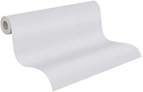 A.S. Création Vliestapete New Elegance Deutschland tapeziert Unitapete einfarbig 10,05 m x 0,53 m grau 375563 37556-3