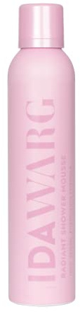 Ida Warg Radiant Shower Mousse Espuma de Ducha 200 ml, Limpieza Suave, Hidratación y Luminosidad, Piel Suave y Radiante
