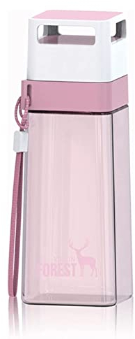 WWAGO Sportflasche Trinkflasche Magic Cube Design Trinkflasche 500ml Fassungsvermögen Transparent Protable Outdoor Camping Sport Wasserflaschen Wasserflasche Trinkflaschen Wasserflaschen