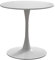 YCSD Moderner Rund Tisch Weiß Tulpe Finish 70x48x73cm