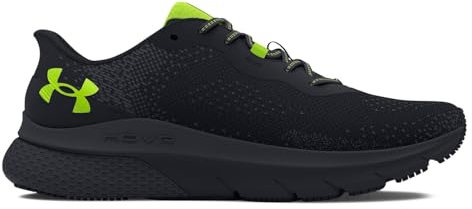 Under Armour Herren HOVR Turbulence 2 Laufschuh, (003) Schwarz/Schwarz/Gelb mit hoher Sichtbarkeit, 47 EU