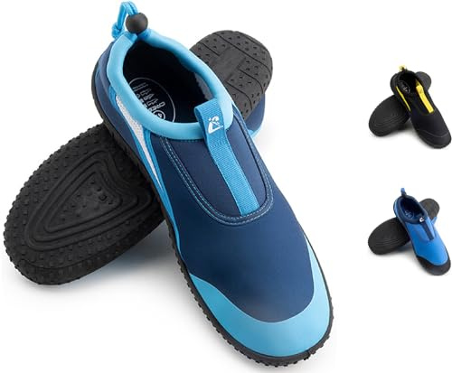 Cressi Coco Shoes - Chaussures de Sports Conçues pour la Pratique des Sports d'eau, Bleu/Bleu Clair, 44, Adultes