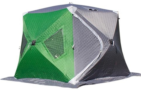 SchAan Fishing Tent Shelter Zelt Angeln Shelter Fishing Winter-Outdoor-Zelt, verdickt, warm, Winddicht, Schnee- und EIS-Angelzelt für 2–3 Personen, tragbar und ohne Installation(Color:4)