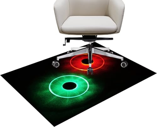 Protector Suelo Silla Ruedas, Alfombra Silla Ruedas,Antideslizante Protector Suelo, Alfombra Silla Gaming, Alfombra Silla Escritorio, Tapete De ProteccióN De Baldosas (90x140CM)