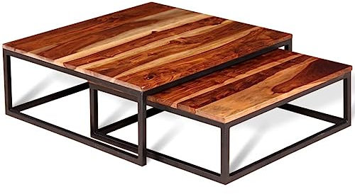 Generisch 2-TLG. Satztisch-Set Massivholz Palisander,jiangboyue-243961