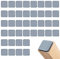 40 Stück Teflongleiter Selbstklebend Quadrat 20 * 20cm möbelgleiter Selbstklebend Teflon Teppichgleiter Gleiter für Küchengeräte Teflon Gleiter Schwere Möbel Stühle Schreibtische Lagerboxen