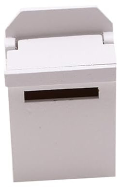 DIYEAH 1Pc Mini Mailbox Adornment Realistic Letter Box Decor for Dollhouses for Home Decoration and Miniature Scenes Durable Miniature Accessory for Spaces