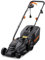 DOVAMAN LM33C Elektro Rasenmäher 1300W, 33cm Stahlmesser, 5-fache Schnitthöhenverstellung (25-65 mm), Bis zu 95% Grasaufnahme, 35L Fangkorb mit Anzeige, Höhenverstellbarer Griff, 3600RPM Kupfermotor