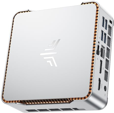 NiPoGi P2 Mini PC AMD Ryzen R2544 (Beat i3-10110U/3550H/3500U/N95,up to 3.7GHz) Mini PC Windows 11 Pro 8GB DDR4+256GB SSD Mini Computer 4K Triple Display/HDMI+DP+USB-C/WiFi/BT for Home/Business/School