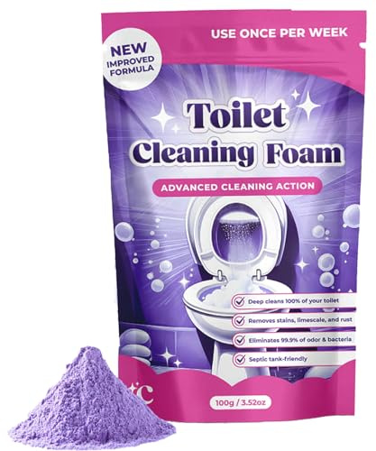 Espuma de limpieza de inodoro,Limpiador de Inodoro,Limpiador de Inodoro Fizz Clean,Espuma Instantánea Fizzclean para Inodoro Limpio y Brillante