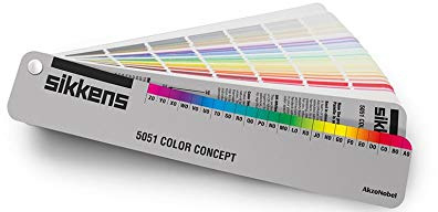 MAZZETTA PROFESSIONALE SIKKENS 5051 INTERNI COLOR CONCEPT PIU' DI 2000 COLORI
