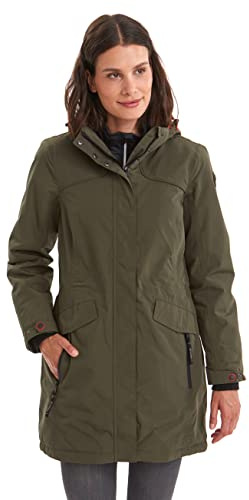 Killtec Parka Funcional para Mujer Grindavik Wmn CT B con Capucha Desmontable