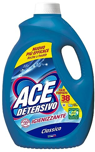 ACE Detersivo Igienizzante Classico, Flacone da 38 Lavaggi