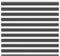 vidaXL Zebrarollo Schwarz 155x100 cm Stoffbreite 150,9 cm Polyester, Zebra-Rollo, Doppelrollo, Zebra-Jalousie für Fenster, Doppelrollo, Zebra-Rollo