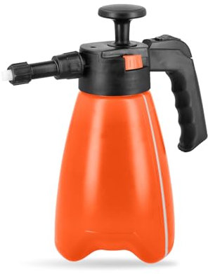 STOCKER Pompa a Pressione Professionale con Ugello per Schiuma 2L FPM Robusta Spruzzatore a Pressione per Pulizia Auto e Superfici Guarnizioni FPM per Prodotti Aggressivi