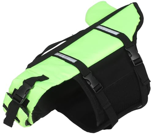 FUTUREORYY Giubbotto Salvagente per Cani Giubbotto Riflettente per Nuoto Cinturino Regolabile