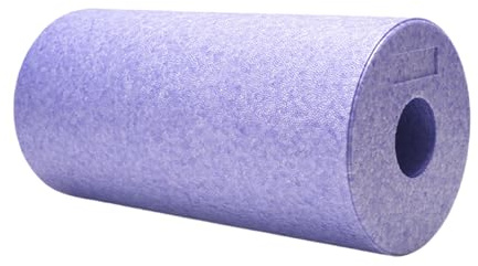 Rodillo de masaje para fascia (30 x 15 cm), rodillo de fitness para automasaje de espalda y piernas, rodillo de masaje eficaz para entrenamiento funcional, dureza media, para yoga, pilates y