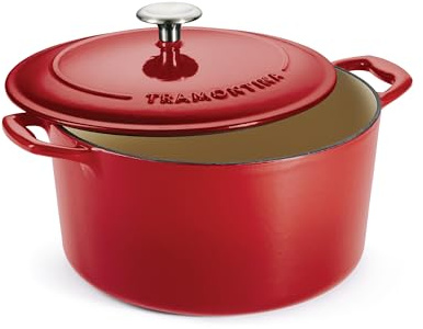 Tramontina Cocote de Hierro Fundido Esmaltado Horno Holandés Bestow Rojo 26 cm 6,2L