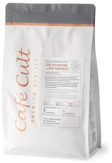 1 kg - färskt rostkaffe - Café Cult - Brasilien - Sao Silvestre - Late Harvest - hela bönor