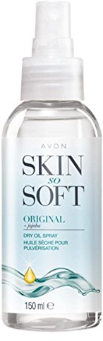 1x 150ml SKIN so SOFT ® AVON Dry Oil Body Spray ORIGINAL® +jojoba insect repellent