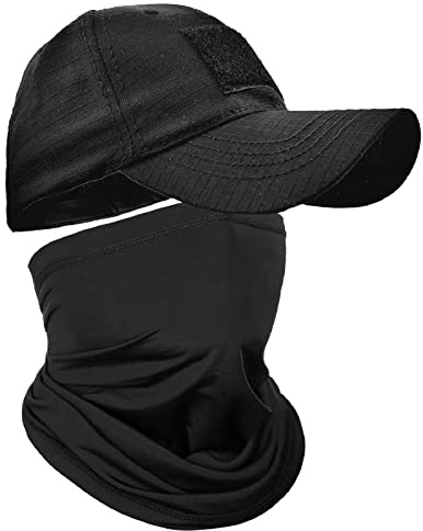 Jarseila Camo baseballkeps för män med ansiktsmasker, militärkeps, baseballkeps, herr, bomull, armékeps, bomull, militär, keps, baseballkeps, svart, one size