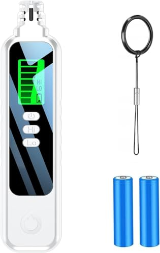 HAKINAKU Gasmelder Gaslecksuchgerät, Tragbarer Gasdetektor Gaslecksucher für Brenngase wie Erdgas, Flüssiggas, Stadtgas, Methan, Ethan, Propan, Kohlenmonoxid (inkl. 2X AAA-Batterien, HD06_Orange)