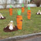 Gartenstecker Ostern Garten Hasen Deko Osterdeko für Draußen Frühling Modern Osterhase Außen Osterdeko Outdoor Osterdekoration Frühlingsdeko Hasen Figuren Deko Groß (A1)