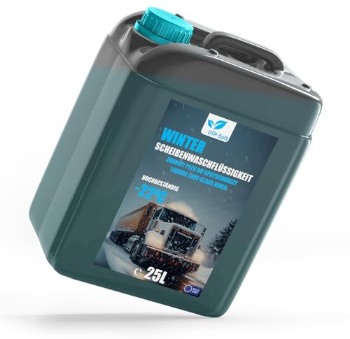 25 L de protección anticongelante para parabrisas listo para usar -22 ° limpiador | líquido limpiaparabrisas listo | limpiador de parabrisas de invierno 25 L | 1 x 25 litros de invierno anticongelante