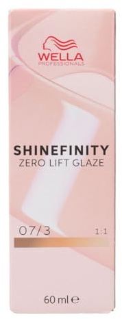 Wella Shinefinity, tinta semi-permanente, colore n. 07.3, 60 ml, marca Wella, EAN: 4064666845104