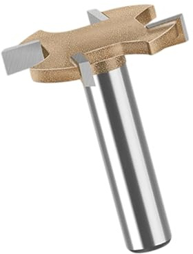 8mm 4 Flute T Slot Router Bit Set High Speed Wood Cutter with Large Diameter for Smooth Carving & Grooving Heavy Duty T Slot Router Bit