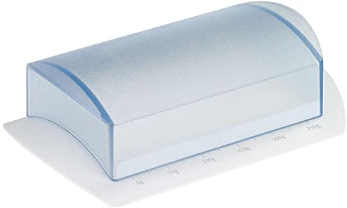 Westmark Beurrier de Table avec Echelle, Plastique, Blanc/Transparent, 21162270