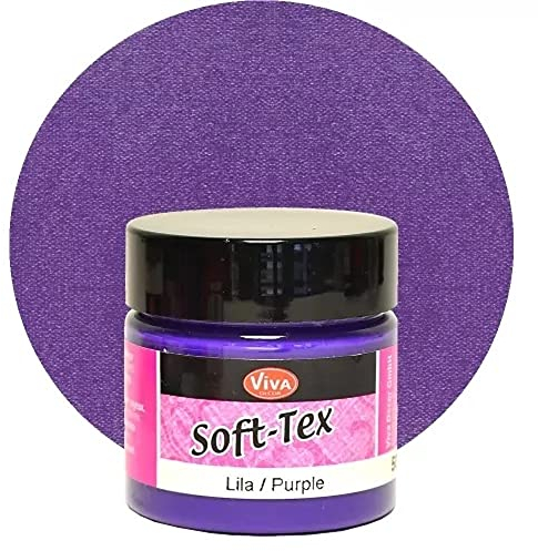 Viva Decor Soft Tex 45ml Textilfarbe mit besonders weichem Griff -Lila-
