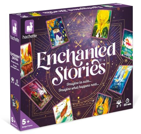Janod - Children's Board Game - Cooperative or Competitive Narrative Game - 80 cards - From 5 years old - 2 to 7 Players - J02453