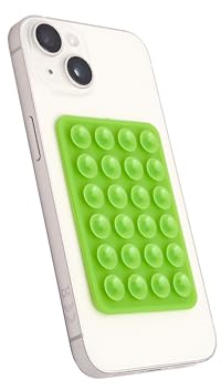 Misomo 2 Pack Funda con Ventosa de Silicona Extra Fuerte | Soporte para Selfies y Vídeos | Manos Libres | Accesorios de Teléfono Móvil para iPhone y Android | Duradero y Fácil de Usar