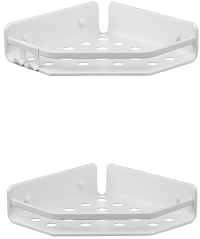 Tatay Estantería de Ducha Serenity con Tornillos Quick Fix Diseño Rinconero