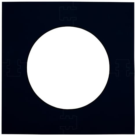 KOTO - 4pcs. Dart Surround Schwarz Square, langlebige Dart wandschutz, verhindert Schäden, Eva (13,5 cm)