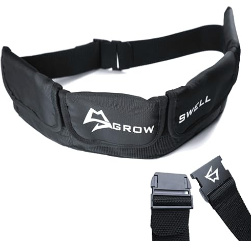 Scuba weight belt with 4 pockets, quick release buckle & comfortable fit diving pocket weight belt with Protection from toxic lead weight exposure,weight pouch belt fit for waist 32 to 52