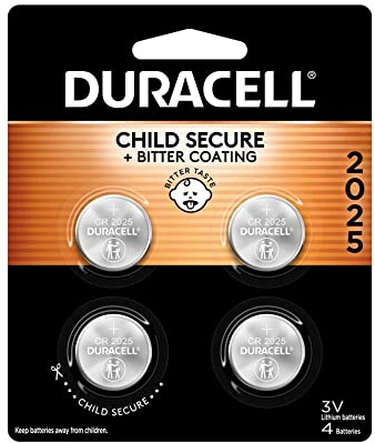 Duracell Keyless Entry Battery Dl2025 4 Pack