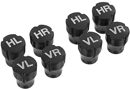 baytronic 8-teiliges Radmerkerset Reifenmarkierer Radmarkierer Ventilkappen Set