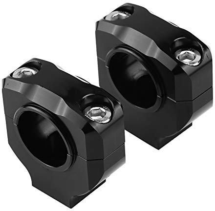 Abrazaderas de manillar de moto, elevador para barra elevadora, abrazadera universal de aleación de aluminio de 28 mm, apto para abrazaderas de manillar de moto custom