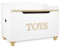 Le Toy Van - Kids Toy Box for Kids Toys White Wooden - Storage Box with Lid for Toddler Toys - Wooden Toy Chest - Age 3 Years +
