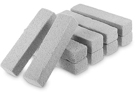 10 PCS Pumice Stone Toilet Bowl Cleaner, Toilet Pumice Cleaning Stone, Cleaning Limescale Remover Deposits for Kitchen, Bath, Pool, Household Cleaning, Pumice Stone for Toilet