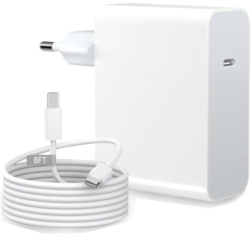 100W USBC MacBook Schnellladegerät, Leise und Geringe Wärmeentwicklung, Ersatz-Original Schnellladegerät für MacBook Pro 16/14/13'', Mac Book Air 13/15'' (2019~2025), M1 M2 M3 M4 M5 Mac Laptop Series