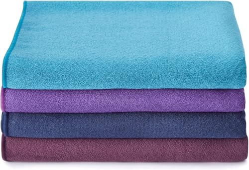 Yogamatters Grippy Yoga Mat Towel, 183cm x 61cm | Non-Slip Hot Yoga Microfiber Towel, Bikram Pilates (Sage)