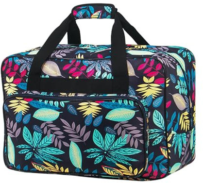 Sewing Machine Bag,Large Capacity Sewing Machine Case, Waterproof Sewing Machine Carrying Case with Pockets and Handles, Zipper Sewing Machine Storage,Sewing Machine Case,Blue