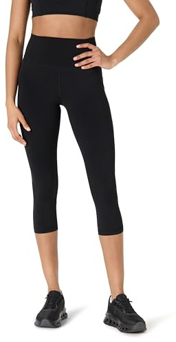 Amazon Essentials Women's Active FormFlex Buttery Soft High Waist 19 (48.3) Inseam Capri Pants Yoga Workout Leggings, Black, S