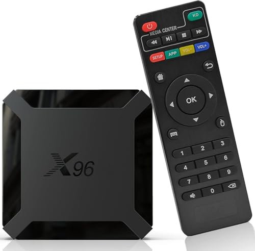 X96 TV Box Streaming Media Player Smart Android 10.0, 1GB RAM 8GB ROM, Android TV Box 4K, WiFi, with Allwinner H313, Supports 4K HD with Quad-Core Chipset, H256